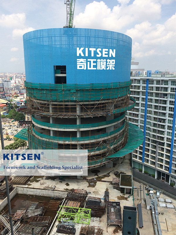 A Good Helper of High-rise Building - KITSEN Self-Climbing Platform