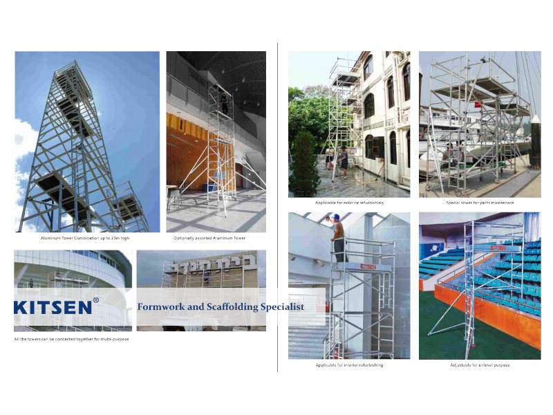 Kitsen Aluminium Tower Scaffolding-- Your Best Choice !